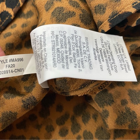 Madewell Brown Leopard Print Midi Skirt - Picture 10 of 13